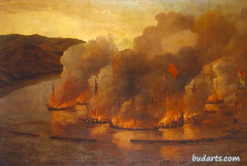 1671年5月18日在布吉亚的航运袭击