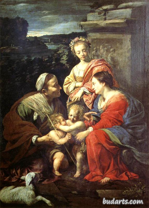 圣伊丽莎白、施洗约翰和凯瑟琳的神圣家庭