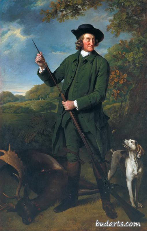 托马斯·纳托尔带着狗和枪
