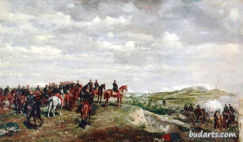 索菲里诺战役中的拿破仑三世皇帝