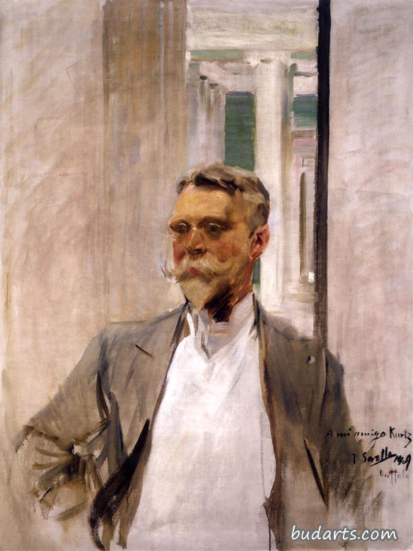 查尔斯库尔茨，奥尔布赖特美术馆创始总监（1905-1909）