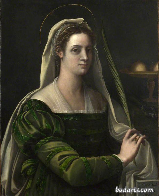 圣阿加莎夫人肖像