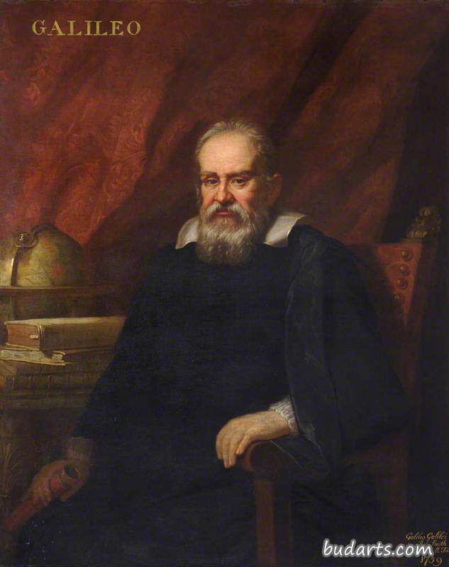 伽利略画像（1564-1642），物理学家、数学家、天文学家和哲学家