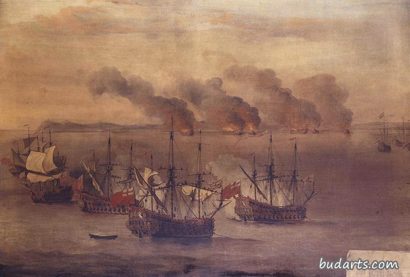 在斯巴特尔角附近摧毁六艘芭芭拉战舰