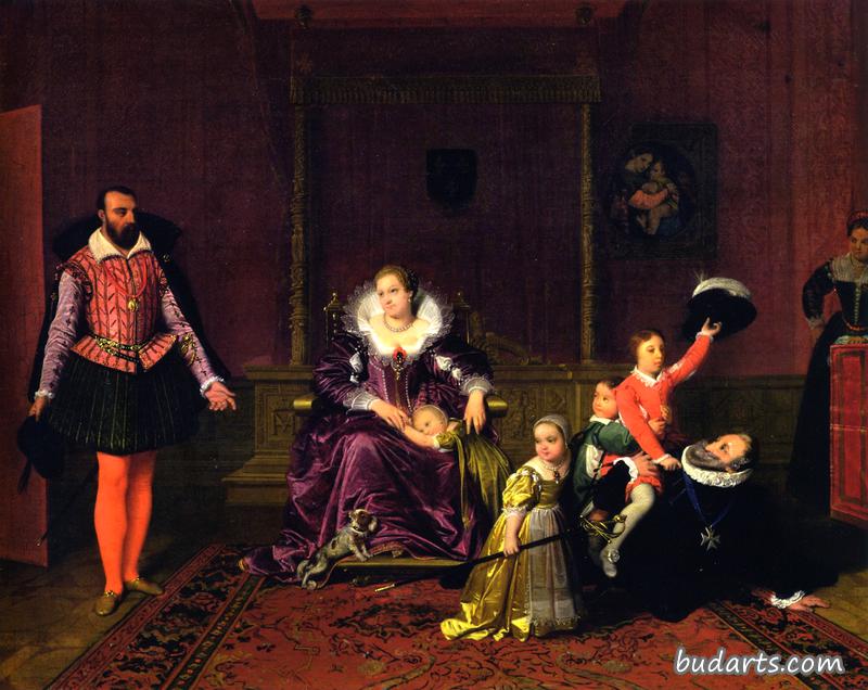 亨利四世和他的孩子们玩