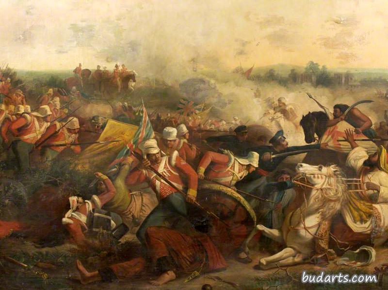 1843年2月17日，梅奈战役（细节）（副本）