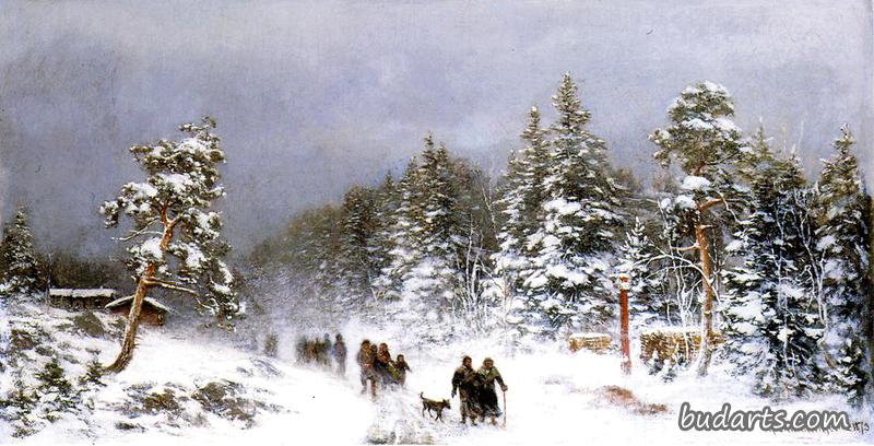 a wintery walk