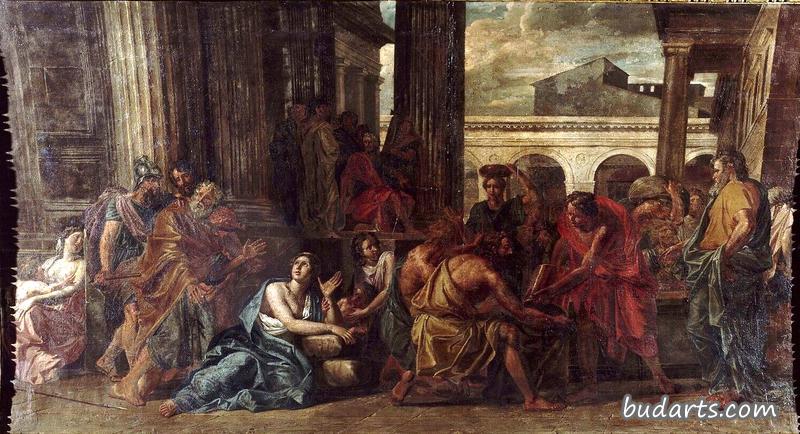 女王的警卫室——亚历山大·西弗勒斯向罗马人民分发了小麦（大版）
