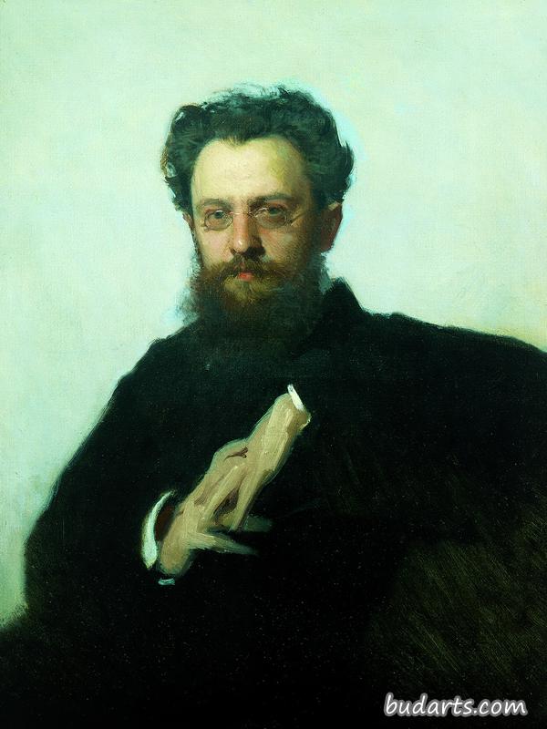 艺术评论家和历史学家阿德里安·普拉霍夫肖像