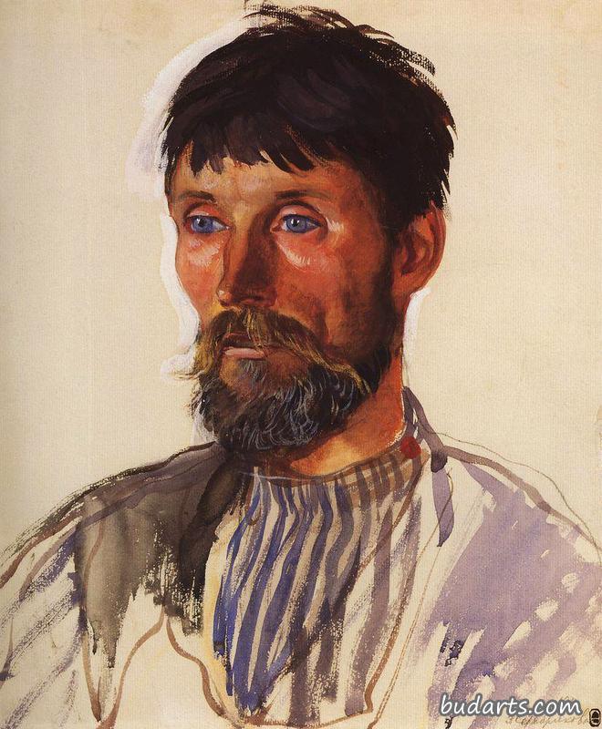 Portrait of Peasant I.D. Golubev