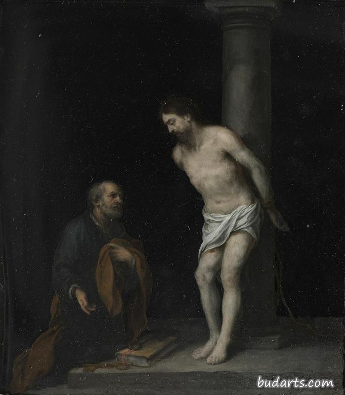石柱上的基督与圣彼得