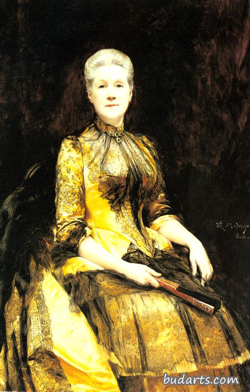 詹姆斯·利·科尔曼夫人的肖像
