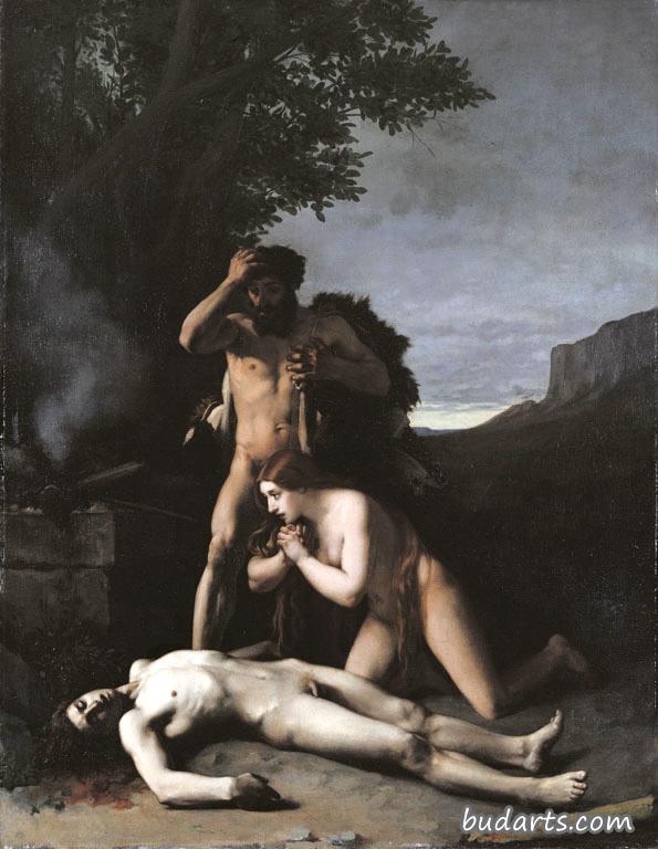 亚当和夏娃发现了亚伯的尸体