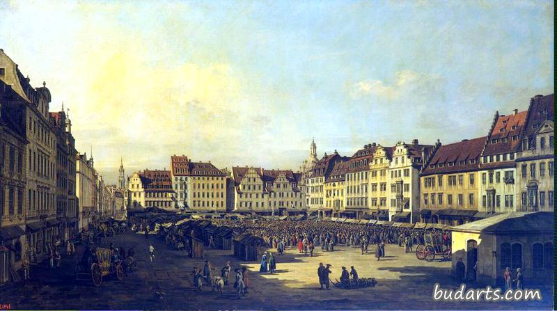 德累斯顿的老市场