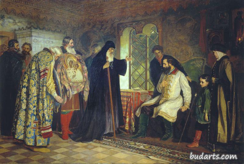 Nizhny Novgorod Ambassadors Visiting Prince Dmitry Pozharsky