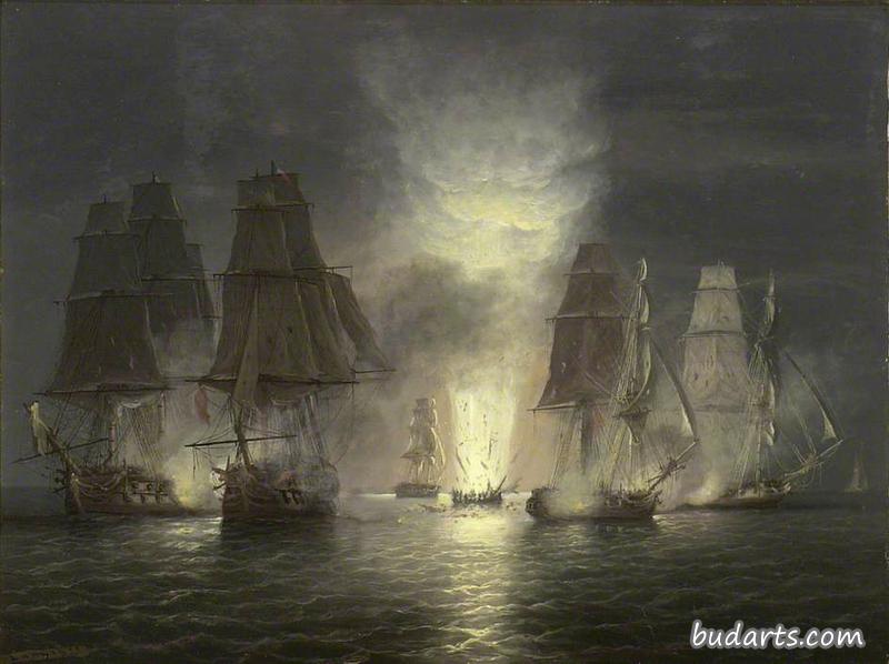 H、 1812年2月22日，M.S.战胜了里沃利河