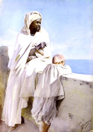 Man and Boy in Algiers
