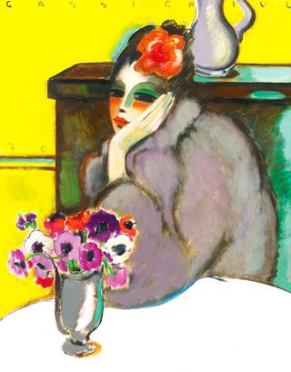 Woman with Anemones