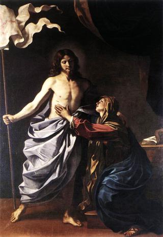 复活的基督出现在圣母面前