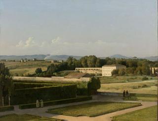 View of the Gardens of Villa Medici