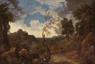 Landscape with Saint Jerome and the Lion