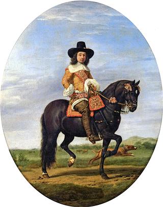 Portrait of a Man on Horseback