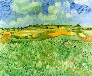 Plain at Auvers with Rain Clouds