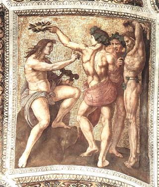 Apollo and Marsyas (ceiling panel) (Stanza della Segnatura)
