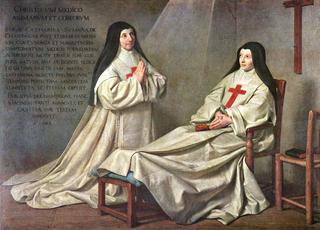 Mother Catherine-Agnes Arnault and her Sister Catherine of Saint-Suzanne de Champaigne