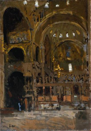 Interior of St Mark's, Venice