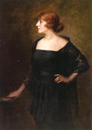 Woman in a Black Dress