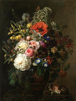 Still Life with Flowers in a Greek Vase