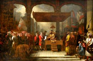 1765年8月，莫卧儿王朝皇帝沙阿阿拉姆将狄瓦尼王朝授予克莱夫勋爵