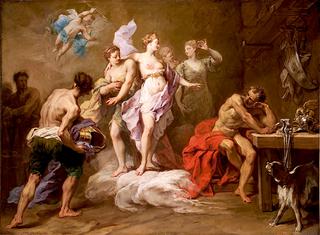 Venus Ordering Arms from Vulcan for Aeneas