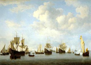 哥里海峡的荷兰舰队（几内亚）