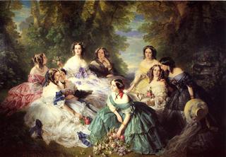 Empress Eugénie and Her Ladies in Waiting