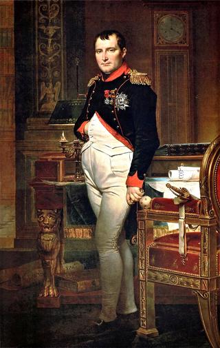 The Emperor Napoleon in his Study at the Tuileries (second version)