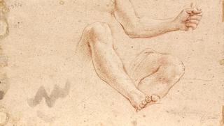 Study of Arm and Leg for the Figure of Neptune