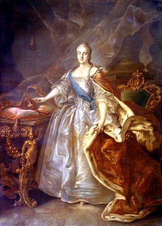俄罗斯凯瑟琳二世画像