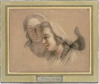 Portrait of Marie-Gabrielle Capet and Marie-Marguerite Carreaux de Rosemond