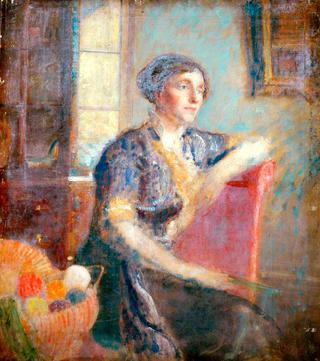 Mrs Lousada, Painted at Her House