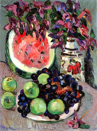 Still LIfe with Fruits and Flowers