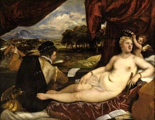 Venus and a Lute Player