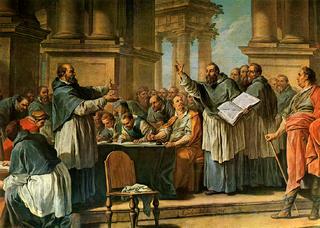 圣奥古斯丁的生活-圣奥古斯丁与捐赠者争论