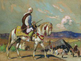 Arab Rider before the Camp (Cavalier arabe devant le campement)