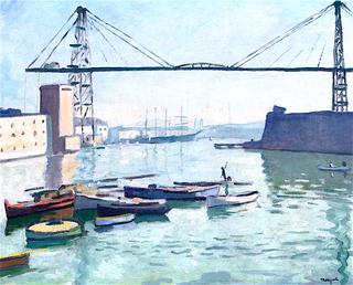 The Transporter Bridge in Marseille