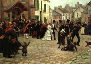 The Wedding Procession, Epinnay-sur-Seine
