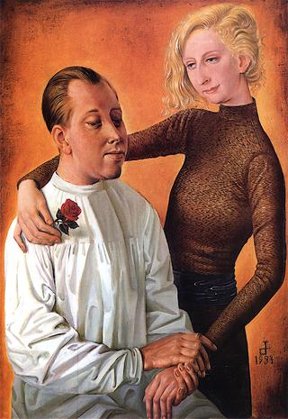 画家汉斯·西奥·里克特和他的妻子吉塞拉的肖像
