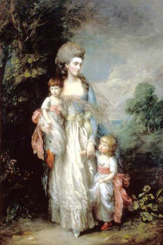 伊丽莎白·穆迪夫人和她的儿子塞缪尔和托马斯