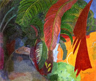 Palm Trees in Martigues - Hommage to Gauguin